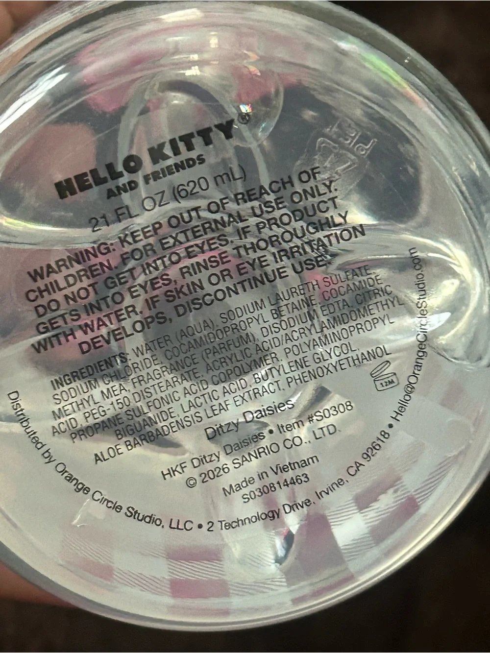 Hello Kitty & Friends Ditzy Daisies Hand Soap